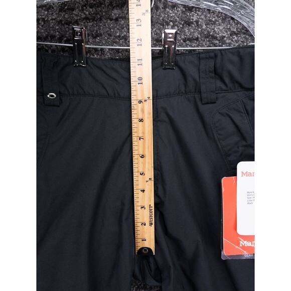 Marmot Snow Pants Womens Medium Black Chamonix Adjustable Waist Insulated NWT - Picture 14 of 16